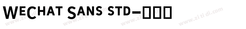 WeChat Sans std字体转换